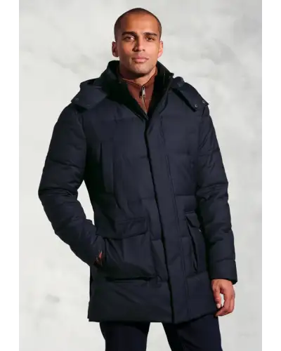 Outerwear Brook Taverner Swanson Navy Water Repellent Padded Parka £134.00