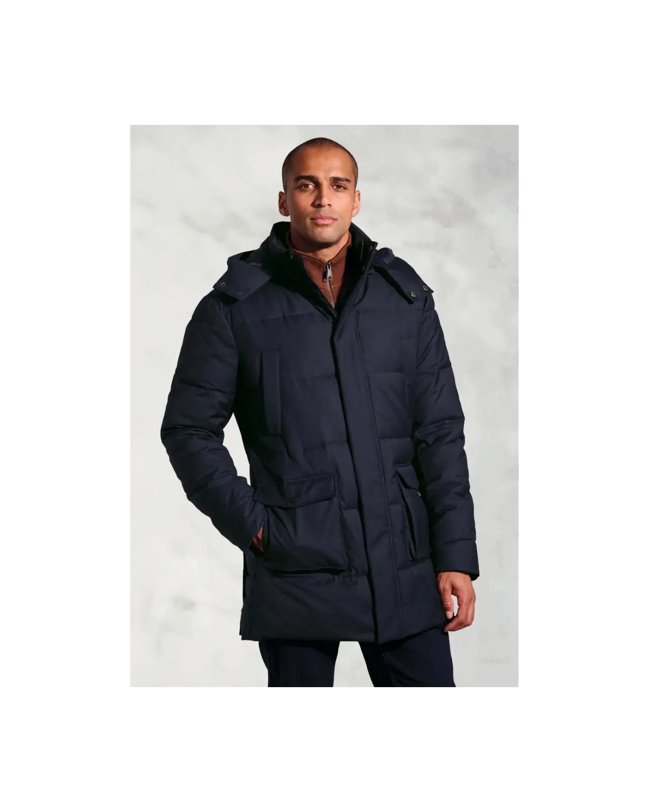 Outerwear Brook Taverner Swanson Navy Water Repellent Padded Parka £134.00