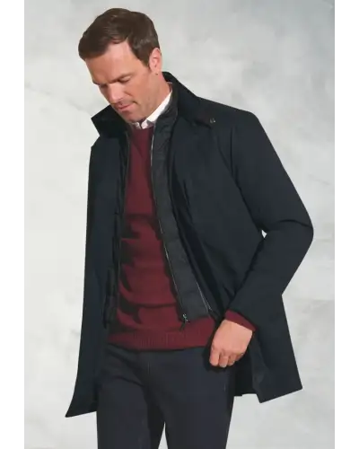 Coats Brook Taverner Bradshaw Navy Shortie Raincoat £116.00
