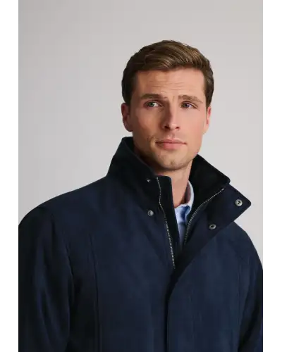 Jackets Brook Taverner Niven Navy Faux Suede Padded Jacket £116.00