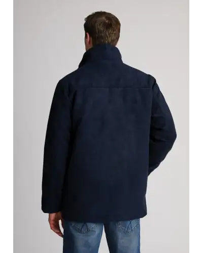 Jackets Brook Taverner Niven Navy Faux Suede Padded Jacket £116.00