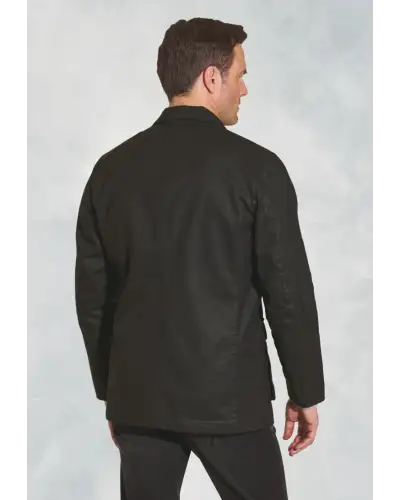 Jackets Brook Taverner Brooke Black Cotton Carbon Finish Jacket £134.00