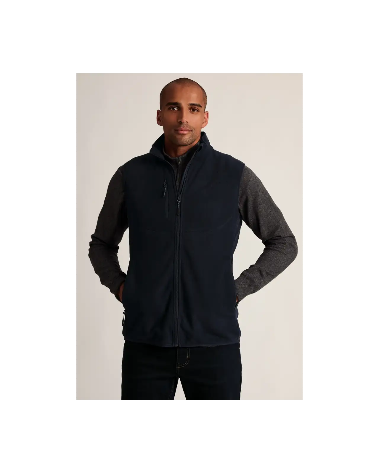 Gilets Brook Taverner Rochester Navy Core Fleece Gilet £45.00