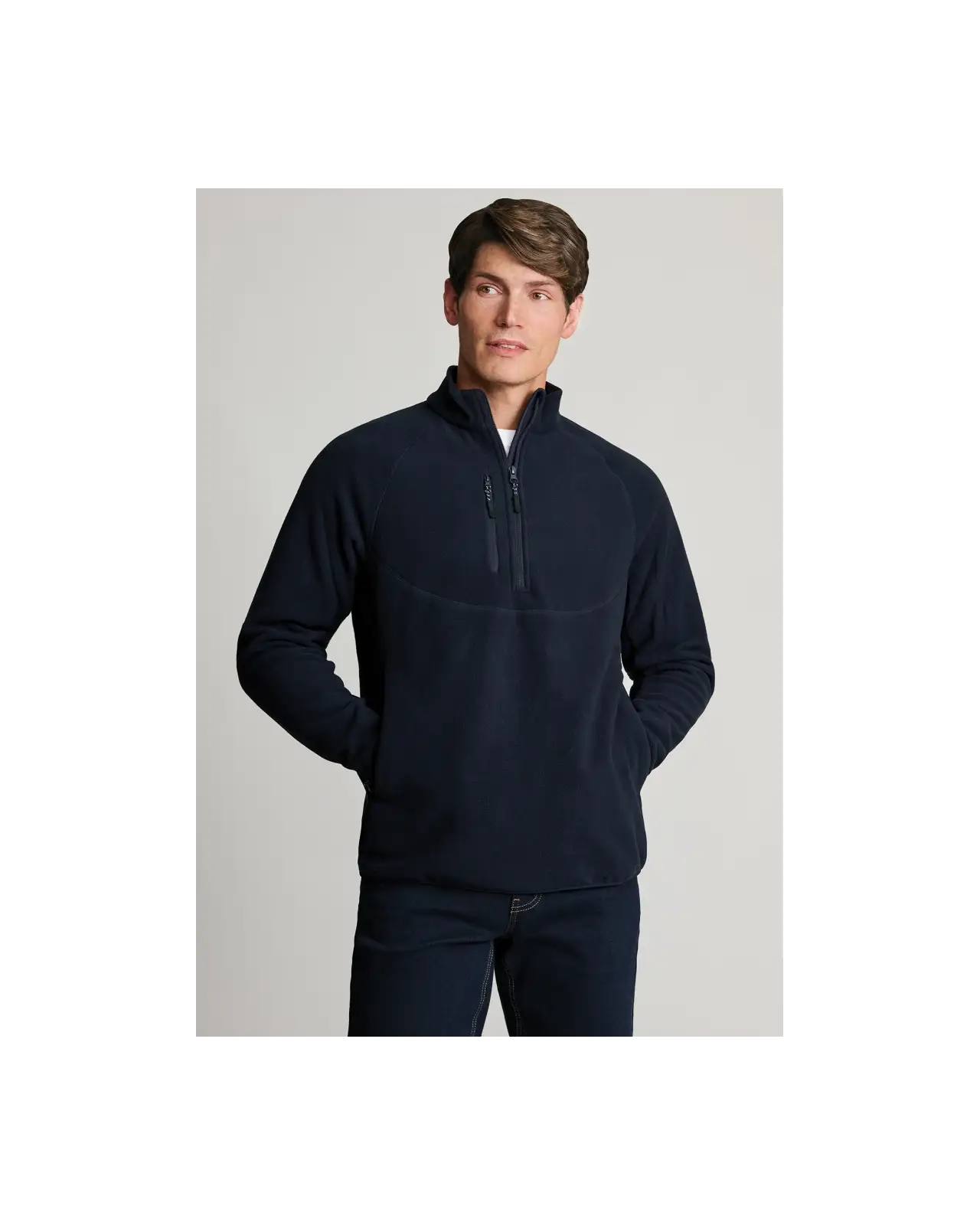 Fleece Jackets Brook Taverner Ashton Navy Quarter Zip Core Fleece £54.00