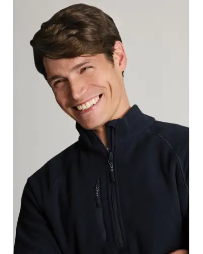 Fleece Jackets Brook Taverner Ashton Navy Quarter Zip Core Fleece £54.00