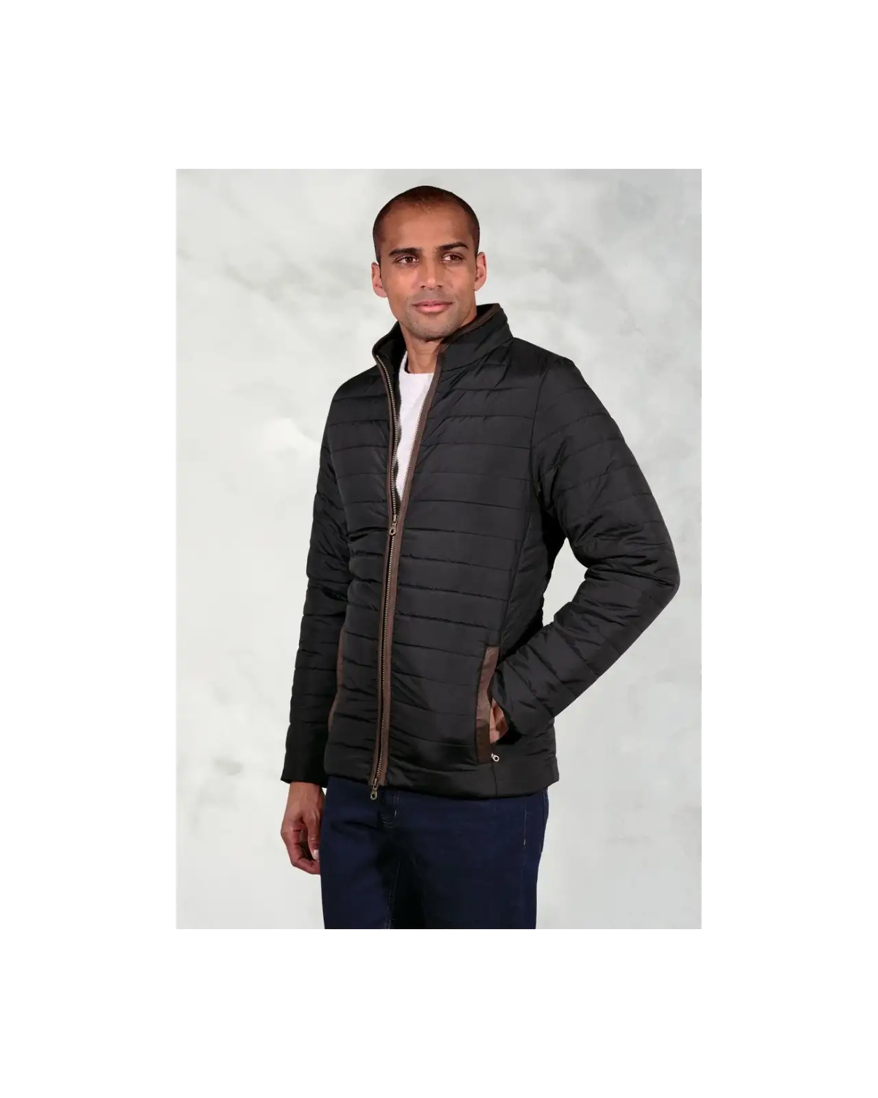 Puffer Jackets Brook Taverner Orlando Black Quilted Puffer Jacket £89.00