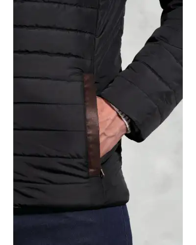 Puffer Jackets Brook Taverner Orlando Black Quilted Puffer Jacket £89.00