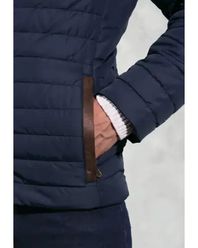 Puffer Jackets Brook Taverner Orlando Navy Quilted Puffer Jacket £89.00