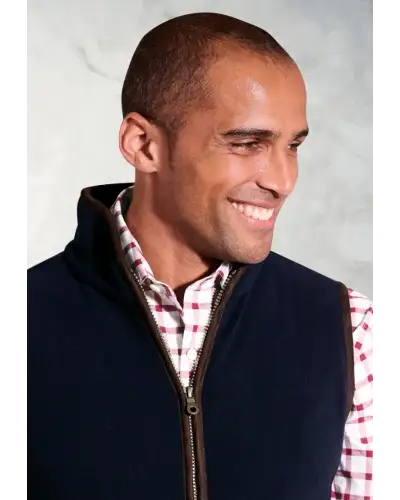 Gilets Brook Taverner Cincinnati Navy Fleece Gilet £45.00
