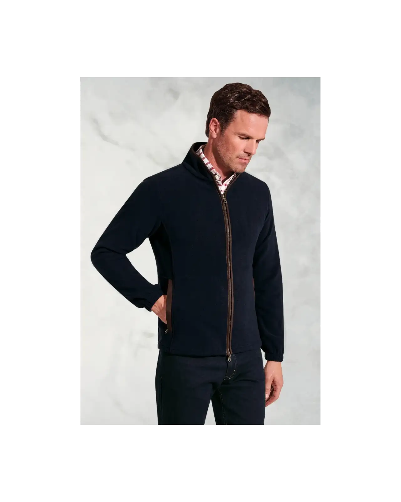 Fleece Jackets Brook Taverner Baltimore Navy Long Sleeve Fleece £54.00