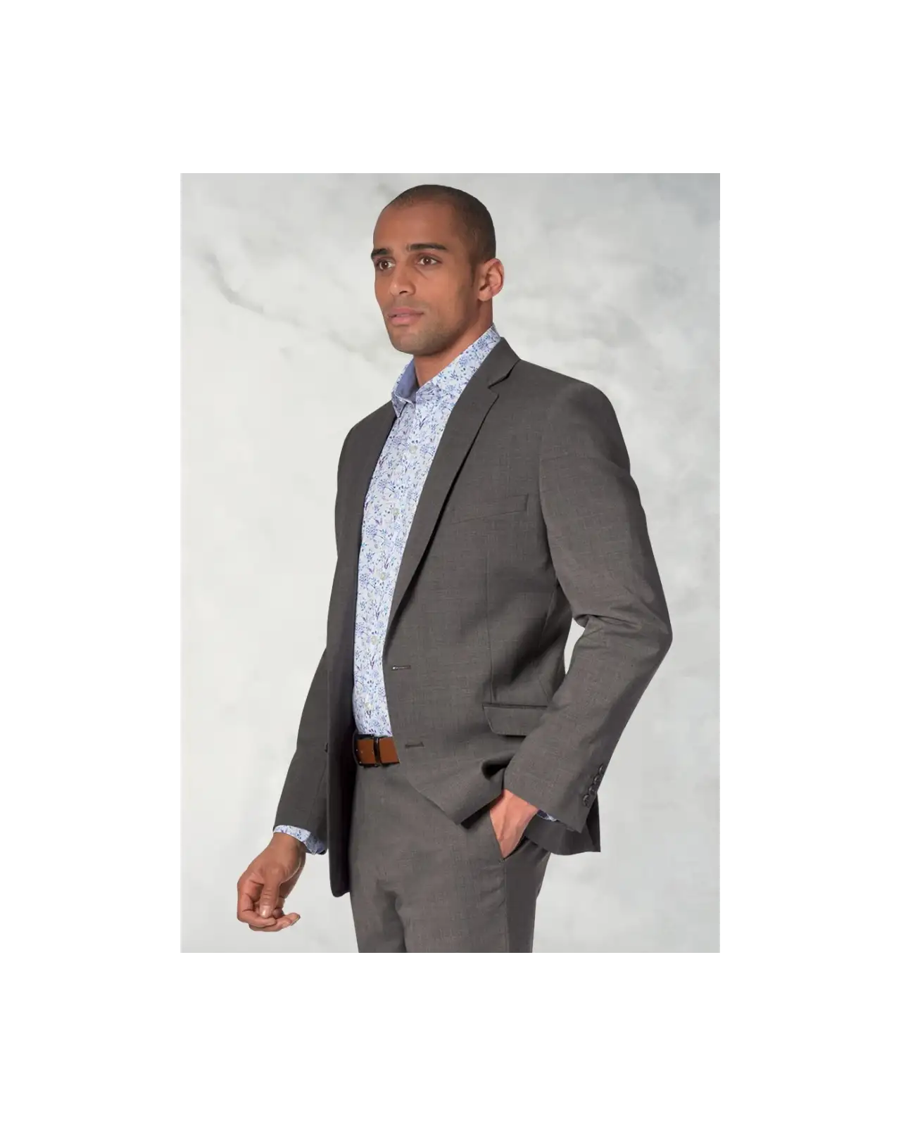 Suit Jackets Brook Taverner Tailored Fit Cassino Grey Washable Suit Jacket £134.00