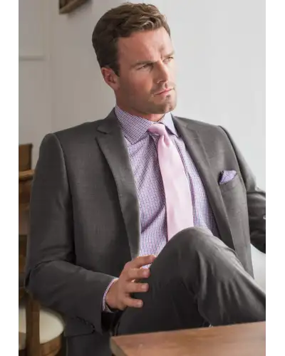Suit Jackets Brook Taverner Tailored Fit Cassino Grey Washable Suit Jacket £134.00