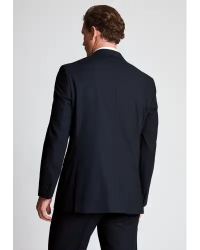 Suit Jackets Brook Taverner Tailored Fit Shawford Navy Wool Blend Performance Suit Jacket £116.00