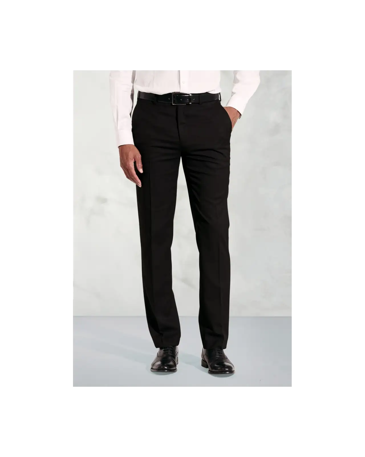 Trousers Brook Taverner Tailored Fit Phene Black Suit Trousers £44.00