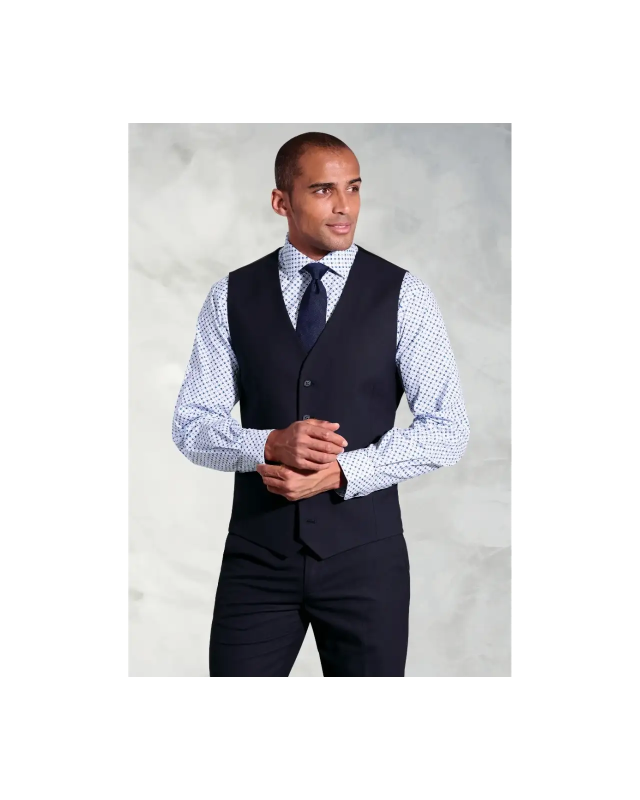 Waistcoats Brook Taverner Tailored Fit Navy Waistcoat £44.00