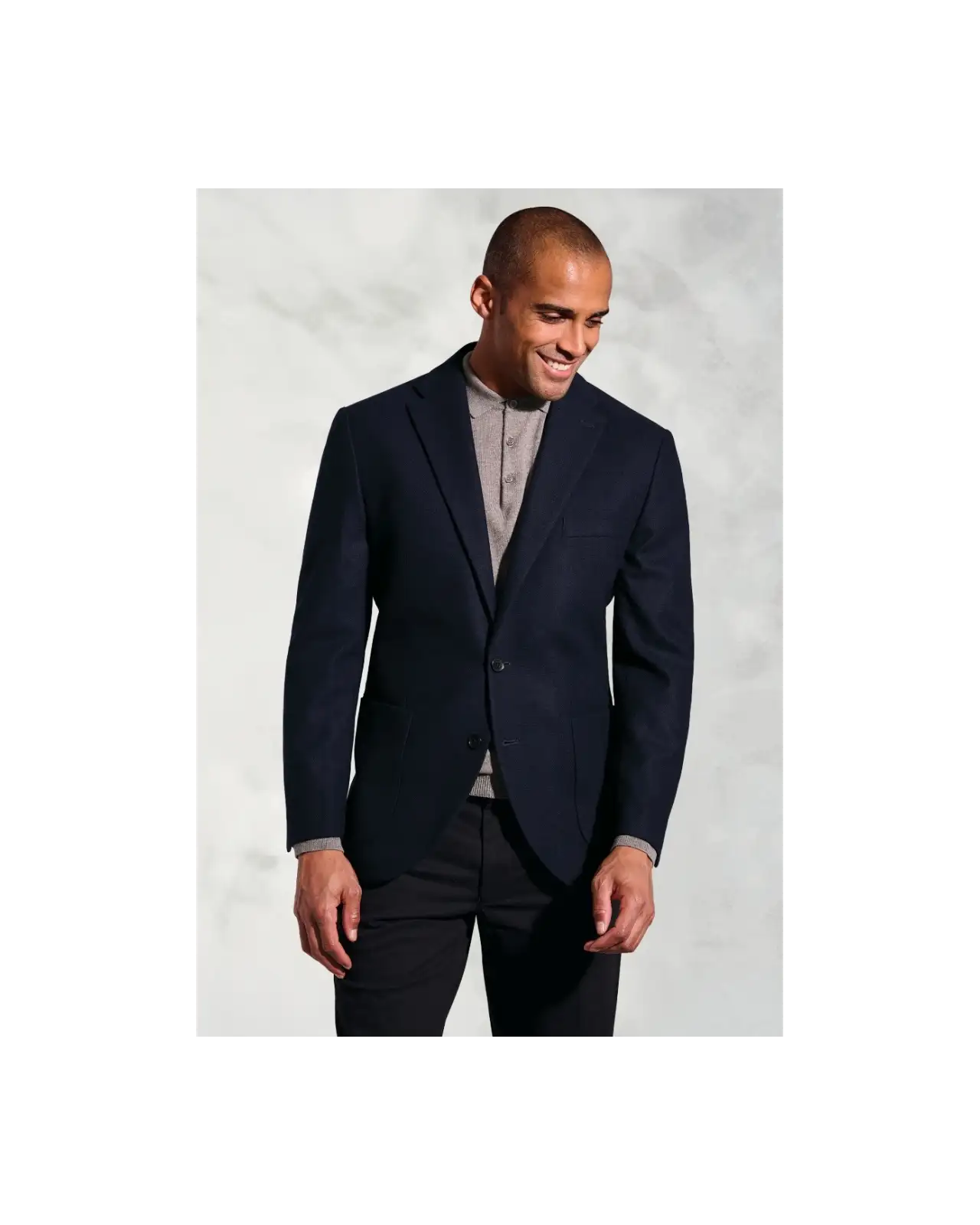 Jackets Brook Taverner Tailored Fit Wiggins Navy Italian Wool Jacket £161.00