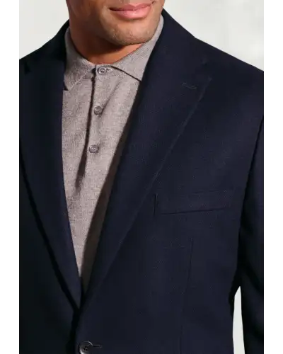 Jackets Brook Taverner Tailored Fit Wiggins Navy Italian Wool Jacket £161.00