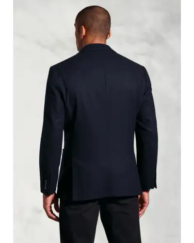 Jackets Brook Taverner Tailored Fit Wiggins Navy Italian Wool Jacket £161.00