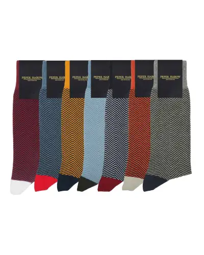 Men PEPER HAROW Mens Socks Bundle - Luxe £101.00