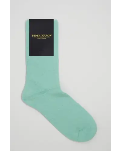Men PEPER HAROW Plain Mens Bed Socks Bundle - Aqua Blue £24.00