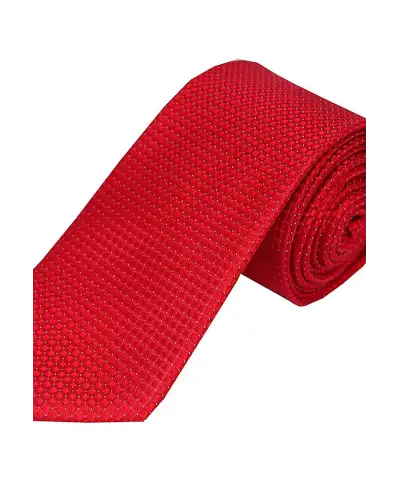 Silk Ties Soprano Ties Soprano Red Plain Box Weave Woven Silk Tie £24.00