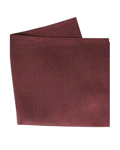 Pocket Square Soprano Ties Soprano Cherry Herringbone Silk Pocket Square £15.00