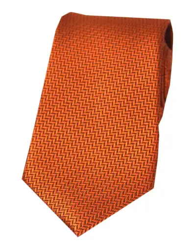 Silk Ties Soprano Ties Soprano Rust Herringbone Silk Tie £24.00