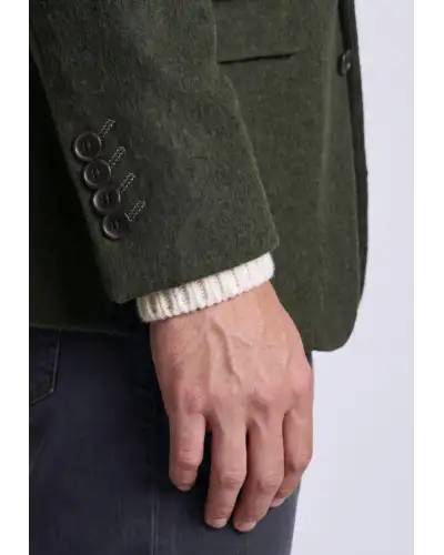 Jackets Brook Taverner Tailored Fit Zane Dark Green Cashmere Blend Jacket £179.00