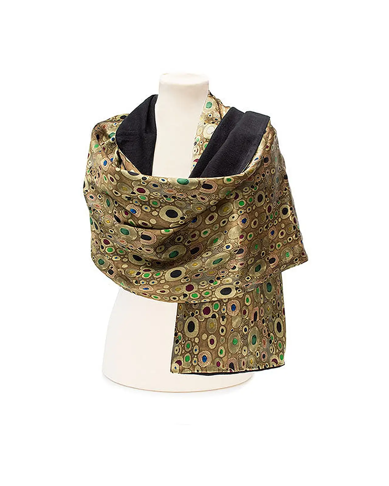 Scarves Fox and Chave Klimt Gold Poshmina Stole £116.00