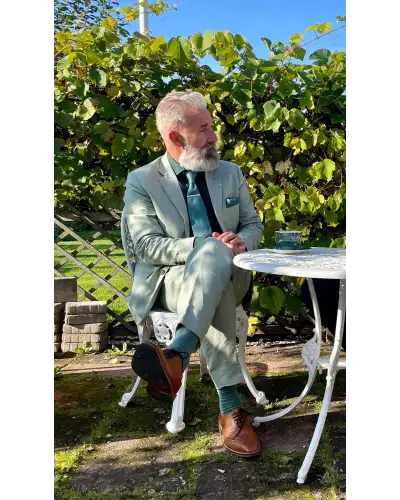 Tie Gift Sets Victory and Innsbruck Sage Green Knitted Tie Set £45.00