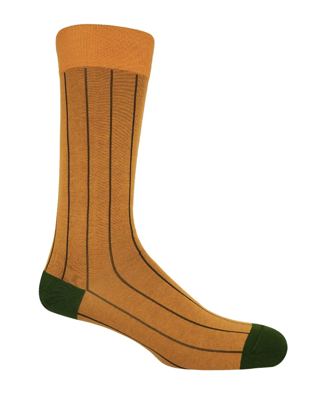Men PEPER HAROW Pin Stripe Mens Socks - Mustard £16.00