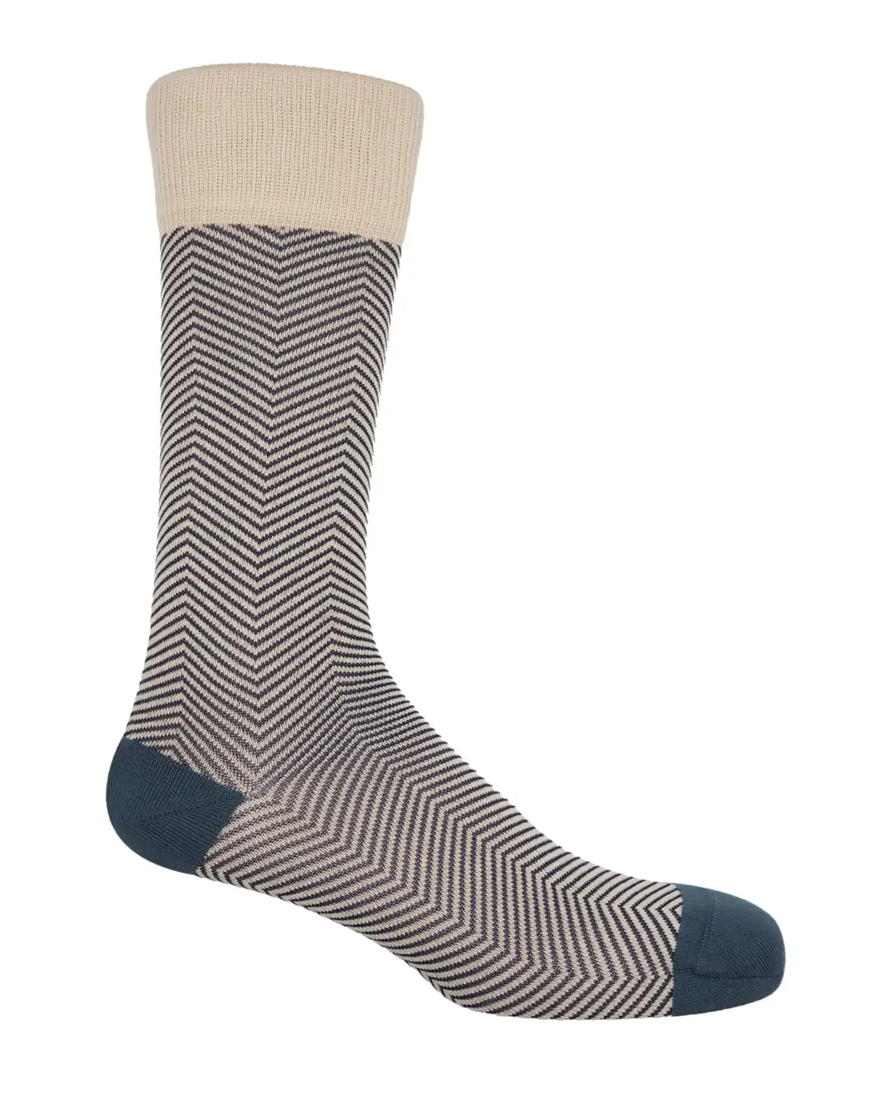 Men PEPER HAROW Lux Taylor Mens Socks - Ecru £16.00