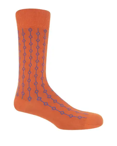 Men PEPER HAROW Beads Mens Socks - Orange £16.00