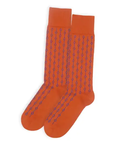 Men PEPER HAROW Beads Mens Socks - Orange £16.00