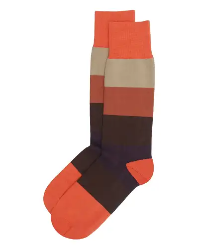 Men PEPER HAROW Block Stripe Mens Socks - Autumn £16.00