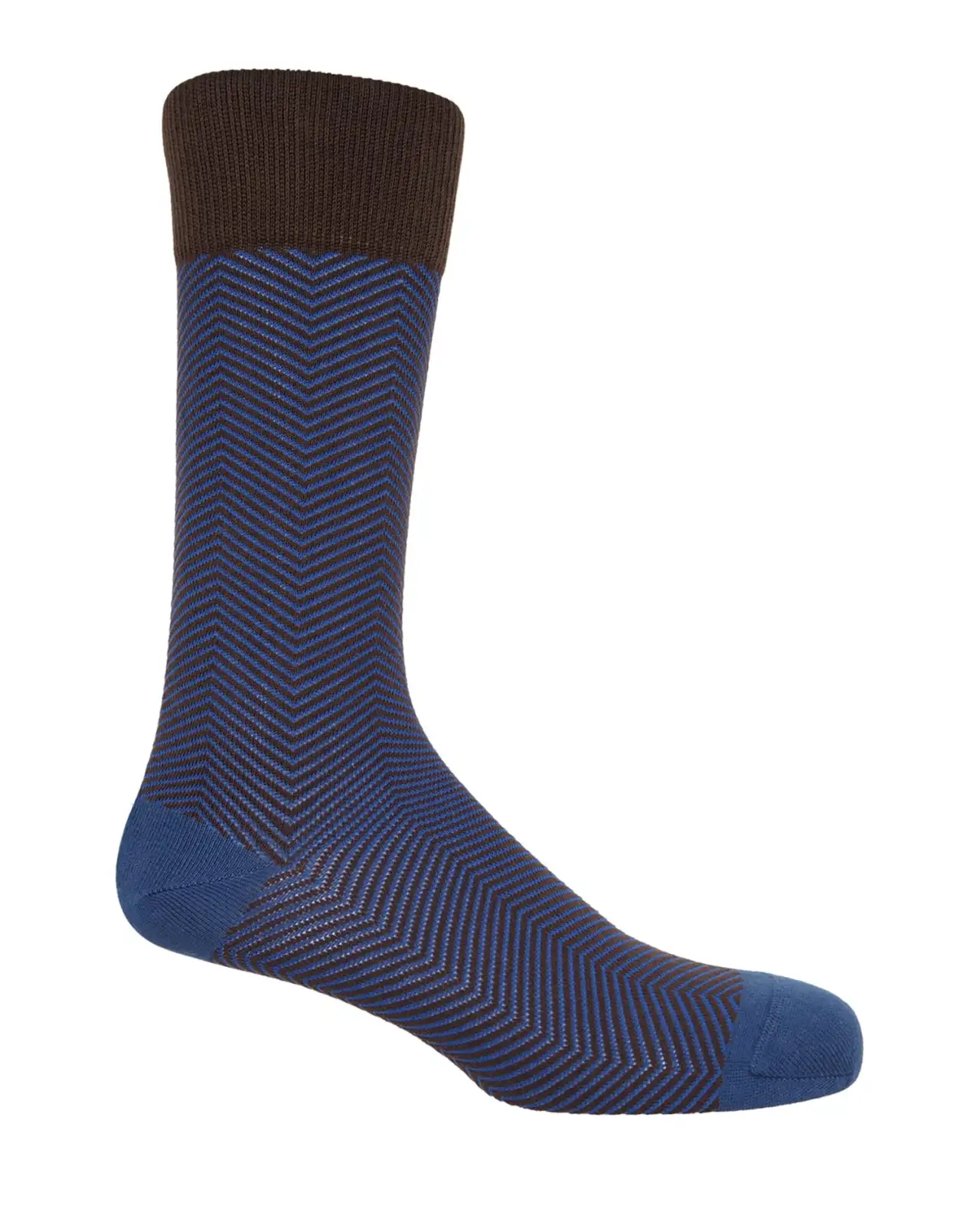 Men PEPER HAROW Lux Taylor Mens Socks - Brown Navy £16.00