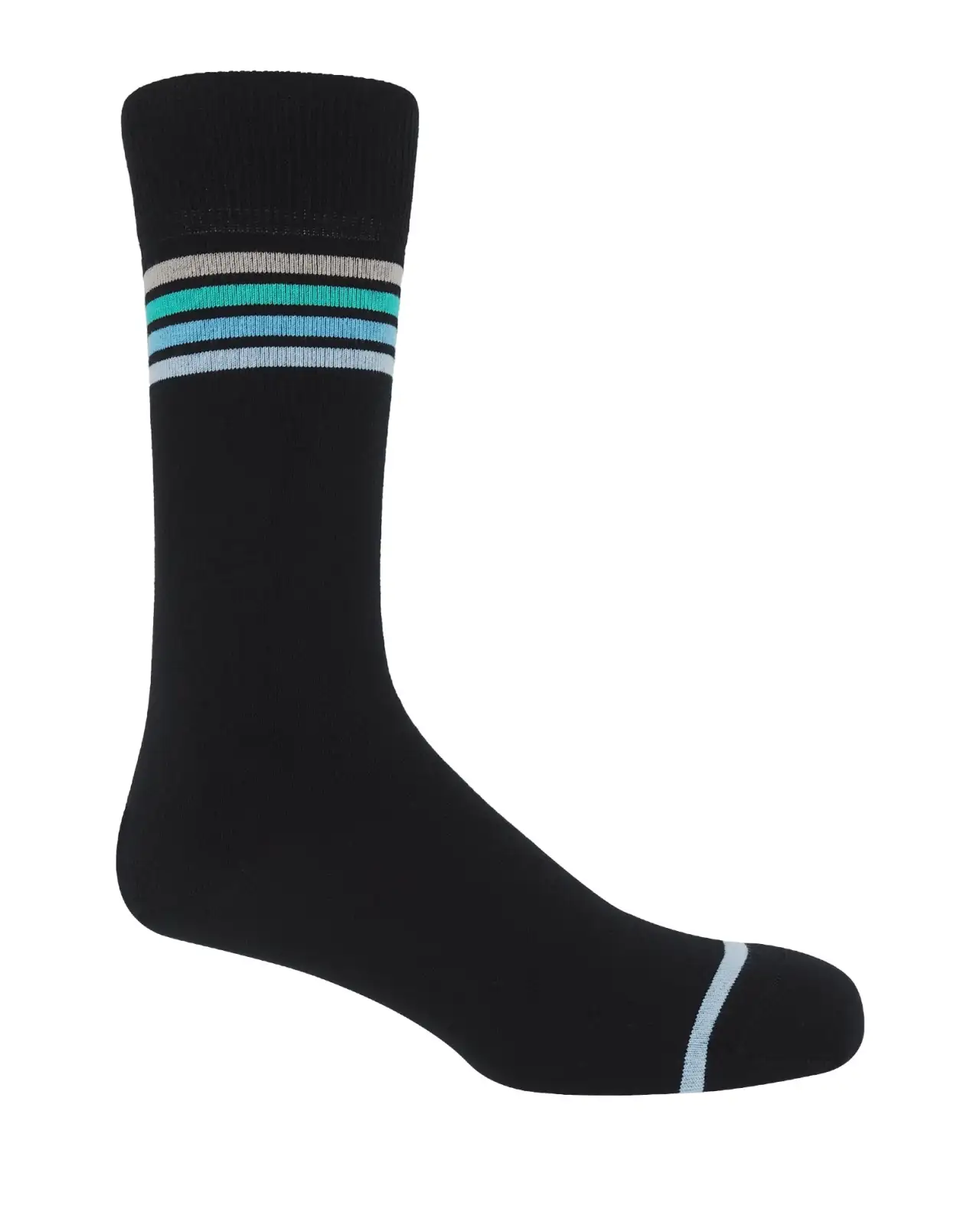 Men PEPER HAROW Mix Tape Mens Socks - Black £16.00