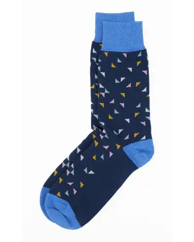 Men PEPER HAROW Trilateral Mens Socks - Blue £14.00