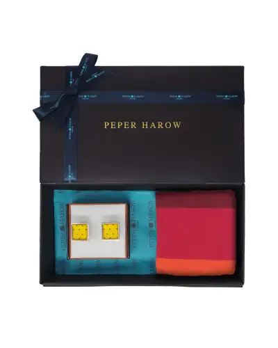 Gents PEPER HAROW FatherS Day MenS Cufflink Gift Set - Honey £41.00