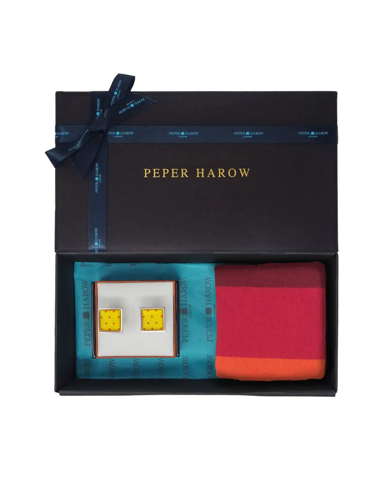 Gents PEPER HAROW FatherS Day MenS Cufflink Gift Set - Honey £41.00