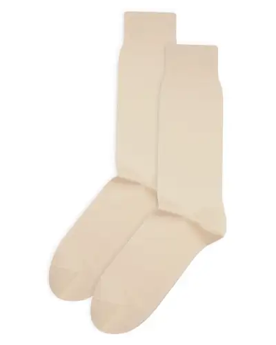 Men PEPER HAROW Classic Mens Socks - Cream £16.00