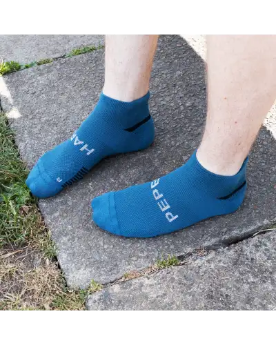 Men PEPER HAROW Mens Gym Socks Bundle - Aero Blue Black And Orange £33.00