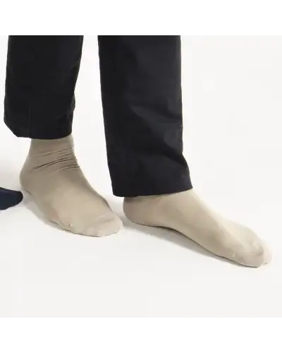 Men PEPER HAROW Classic Mens Socks - Beige £16.00