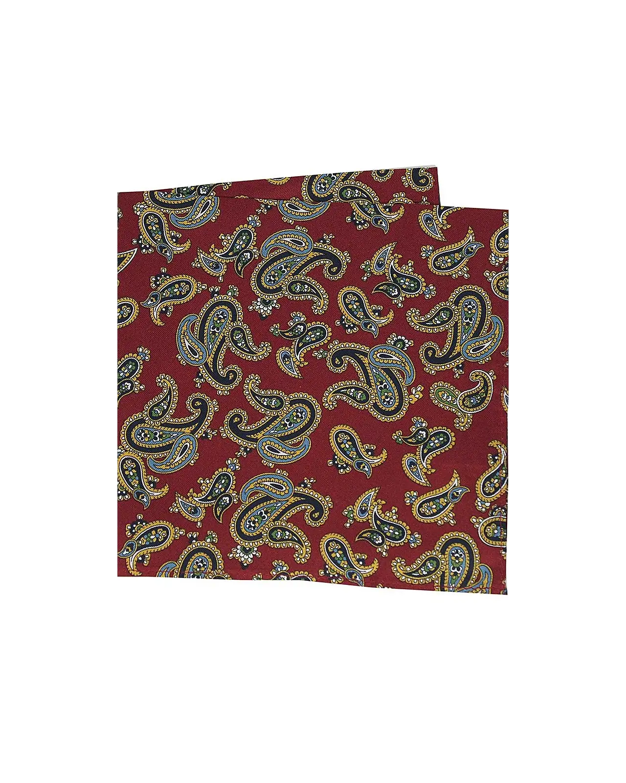 Pocket Square Soprano Ties Soprano Large Red Paisley Silk Pocket Square £15.00