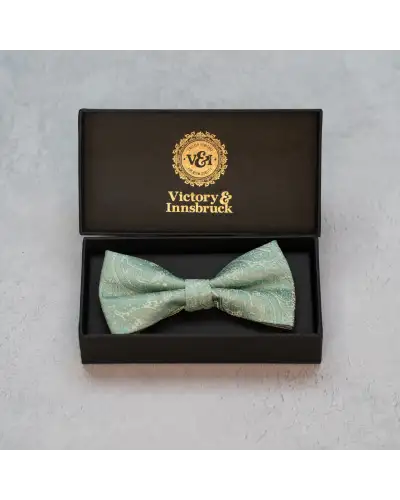 Bow Ties Victory and Innsbruck Sage Green Paisley Bow Tie £20.00