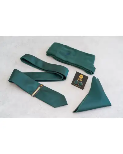 Tie Gift Sets Victory and Innsbruck Peacock Green Textured Tie Set £45.00