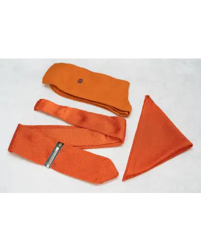 Tie Gift Sets Victory and Innsbruck Burnt Orange Knitted Tie Box Set £45.00