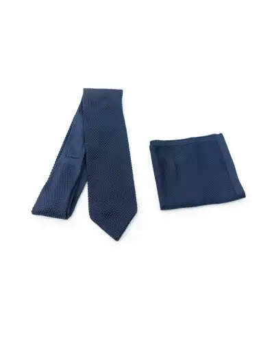 Tie Gift Sets Victory and Innsbruck Navy Blue Knitted Tie Set £45.00