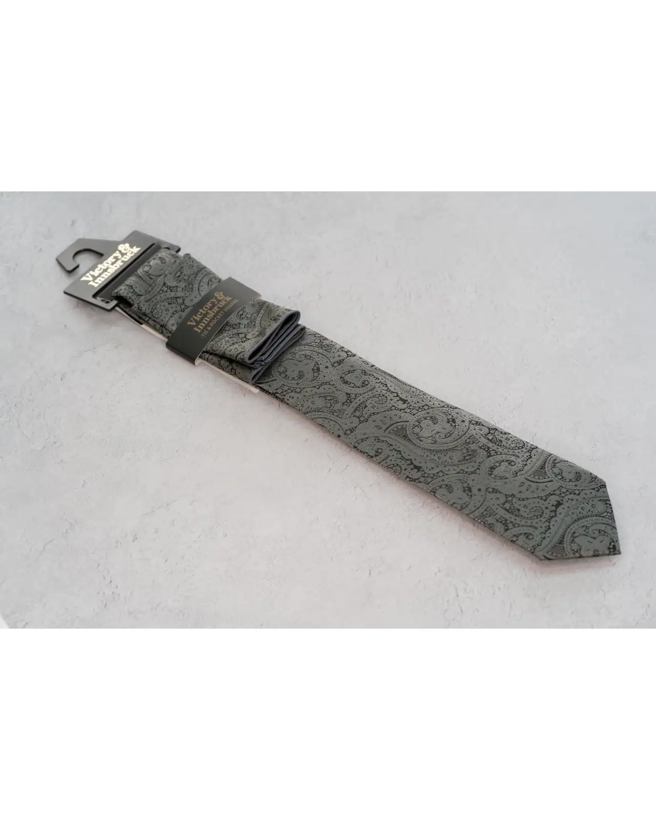 Tie Gift Sets Victory and Innsbruck Grey Paisley Tie Set £30.00