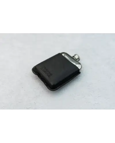 Flasks Victory and Innsbruck Leather Cased Hip Flask Black Leather 6Oz Stainless Steel £30.00